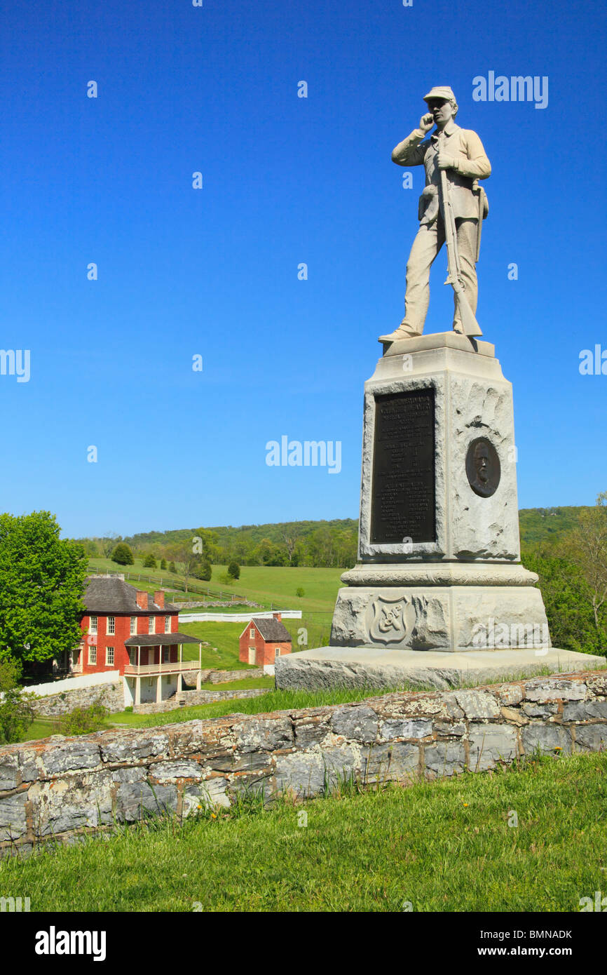 15th Pennsylvania Monument in front of the Sherrick Farm, Antietam