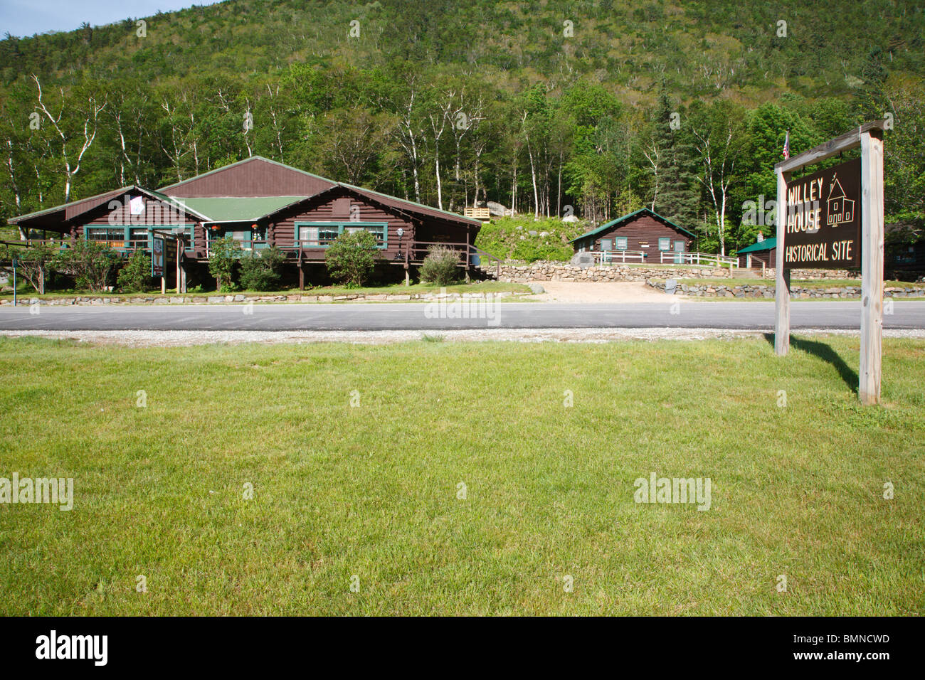 Crawford Notch State Park Willey House Historical Site in the White