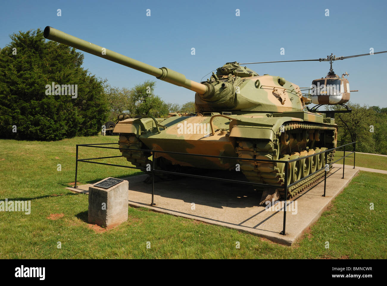 A M-60A main battle tank on display at the 45th Infantry Division Museum, Oklahoma City, Oklahoma, USA. Stock Photo