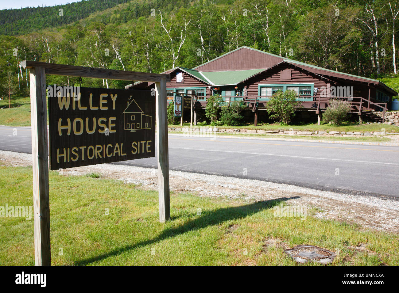 Crawford Notch State Park Willey House Historical Site in the White