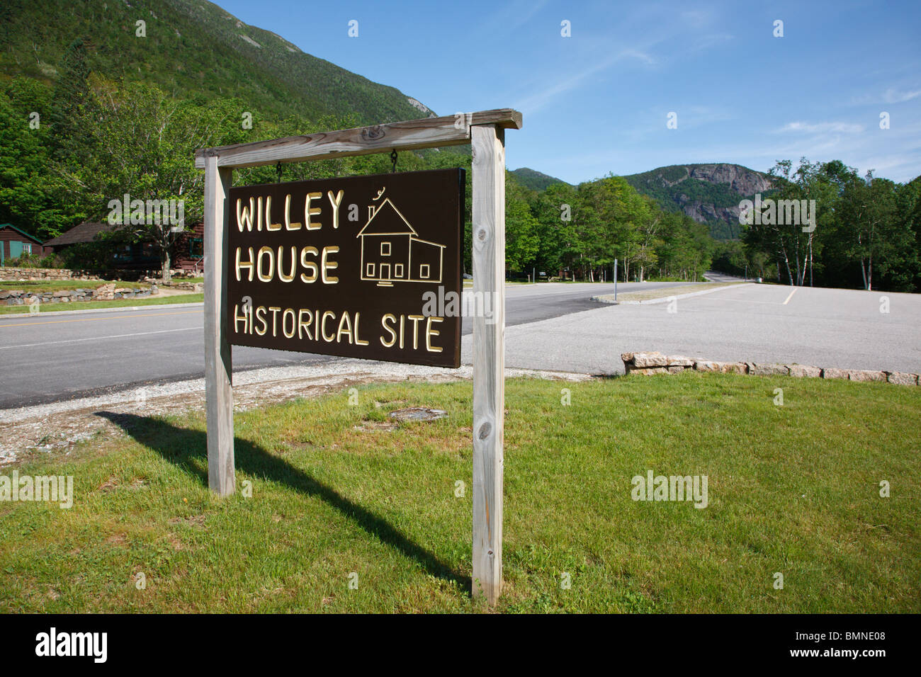 Crawford Notch State Park Willey House Historical Site in the White
