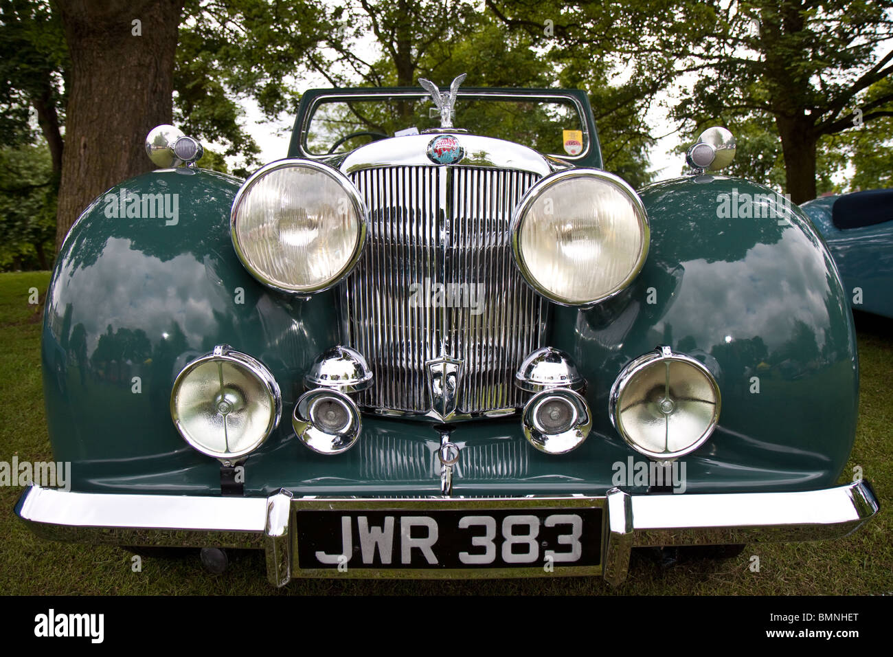 Triumph Roadster classic car Stock Photo