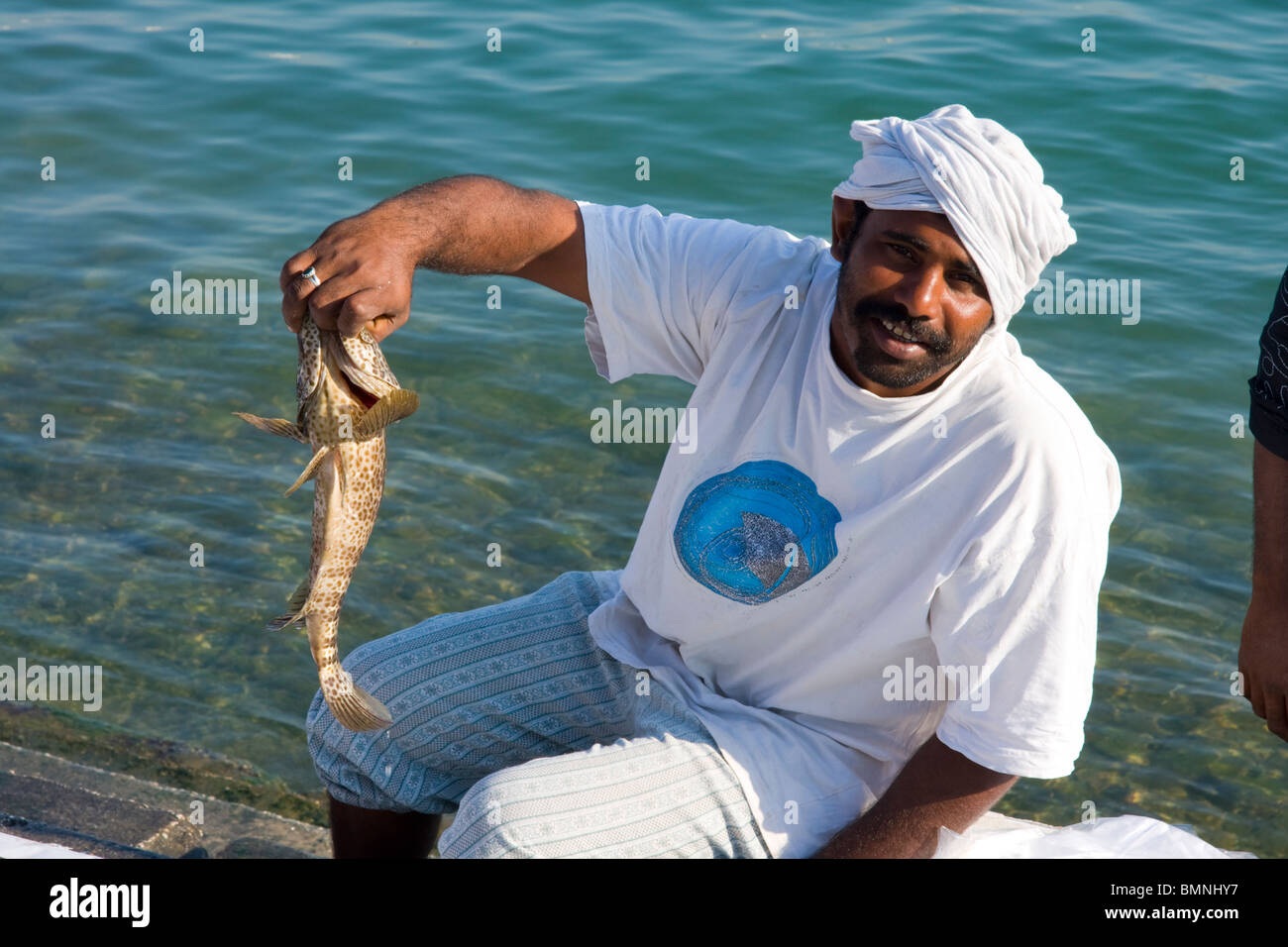Qatar, Doha Harbour Fish Market Stock Photo Alamy