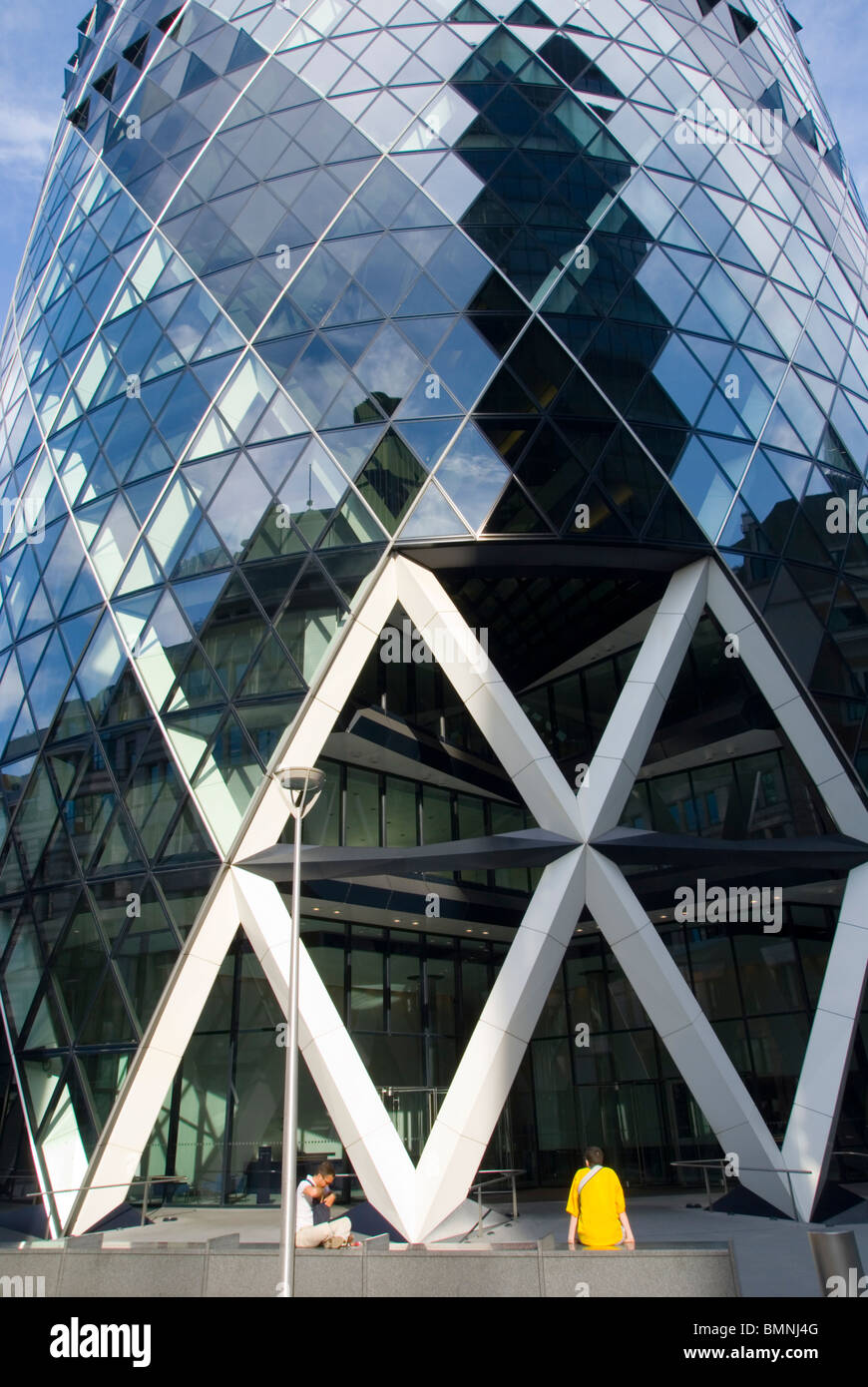 London, Swiss Re Building, Gherkin Stock Photo