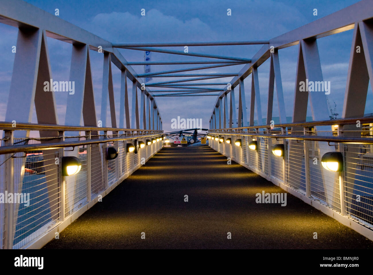 Bridges, London, Pontoon Stock Photo