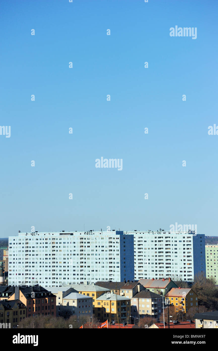 High rise buildings in Stockholm, Sweden. Stock Photo