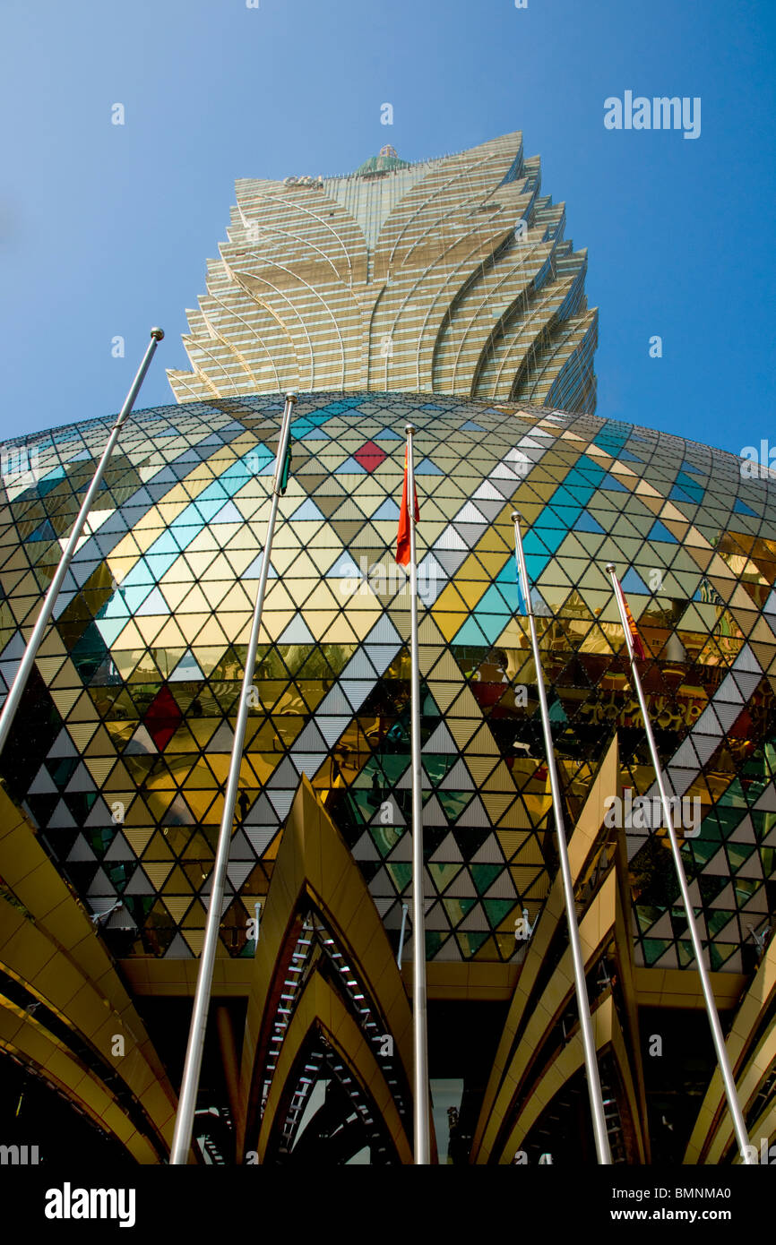 Asia, China, Macau, Gran Lisboa Casino Stock Photo