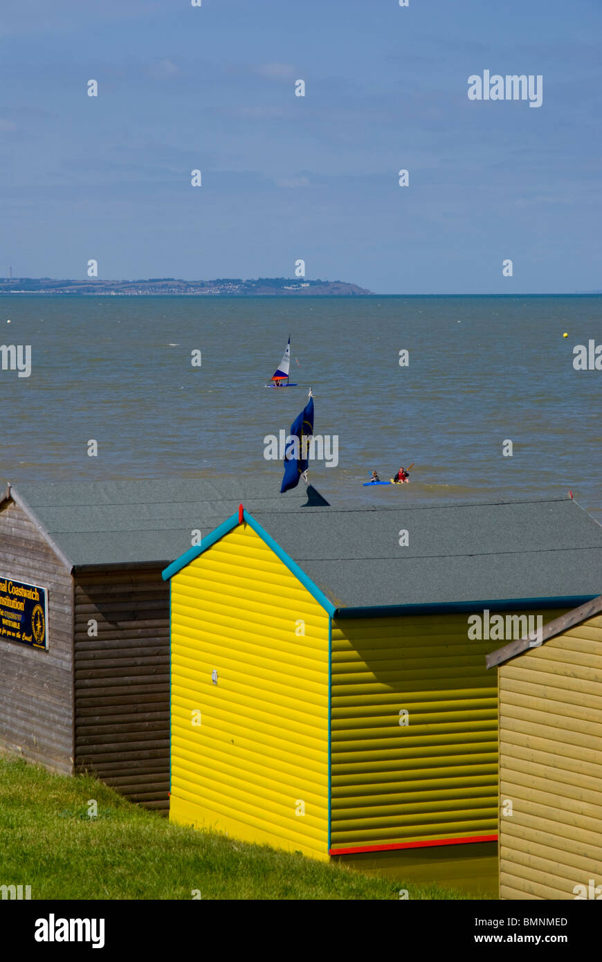 Europe, Uk, England, Kent, Whitstable, Tankerton Beach Stock Photo