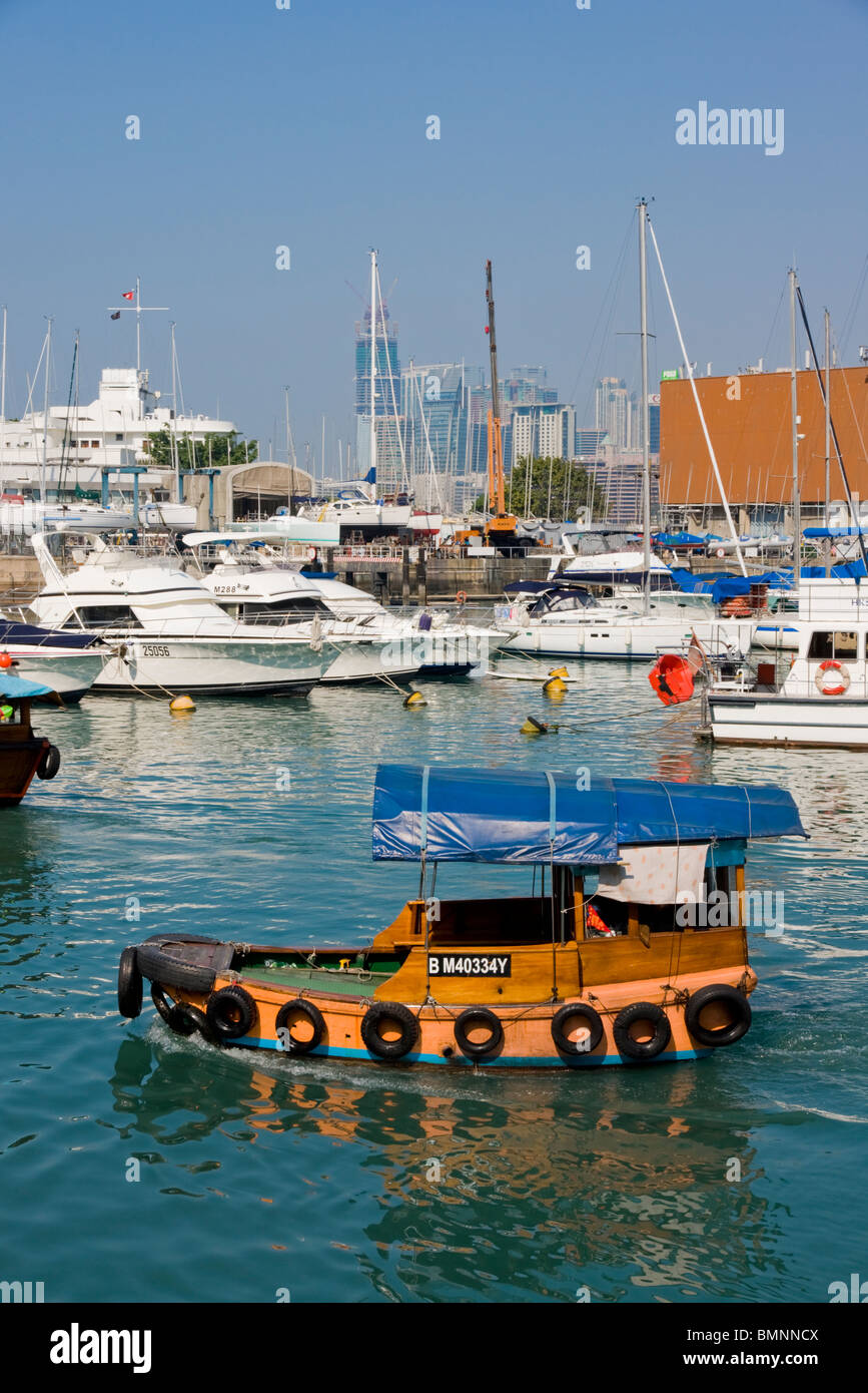 Hong Kong, Causeway Bay Waterfront Stock Photo