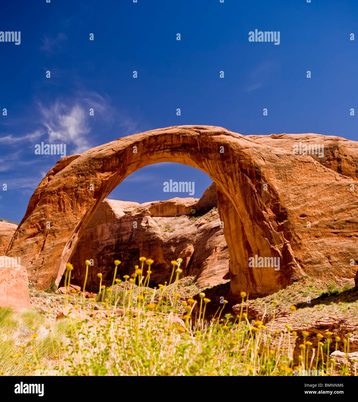Rainbow bridge, Arizona Utah Stock Photo Alamy