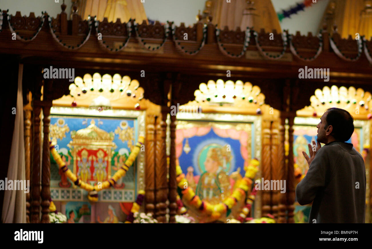skss hindu temple westfield lane kenton harrow uk Stock Photo Alamy
