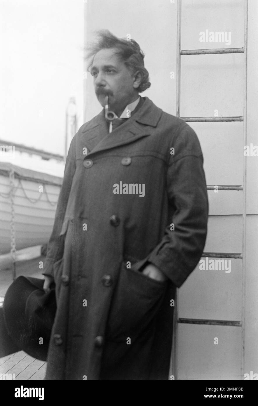 Photo c1920s of Albert Einstein (1879 - 1955) - the German theoretical physicist and Nobel Prize winner. Stock Photo