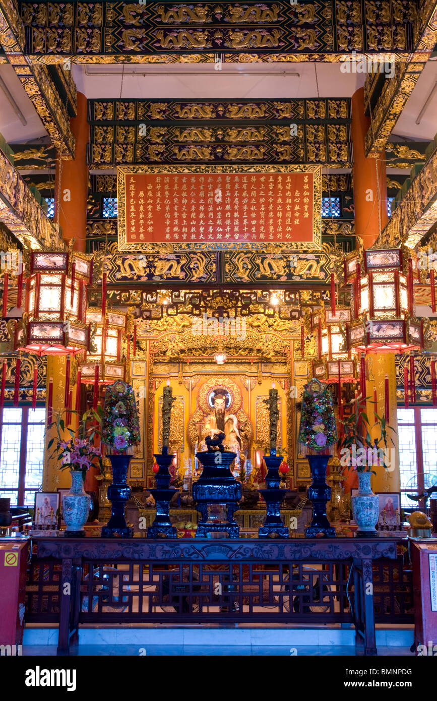 New Territories, Wun Chuen Sin Koon Temple Stock Photo