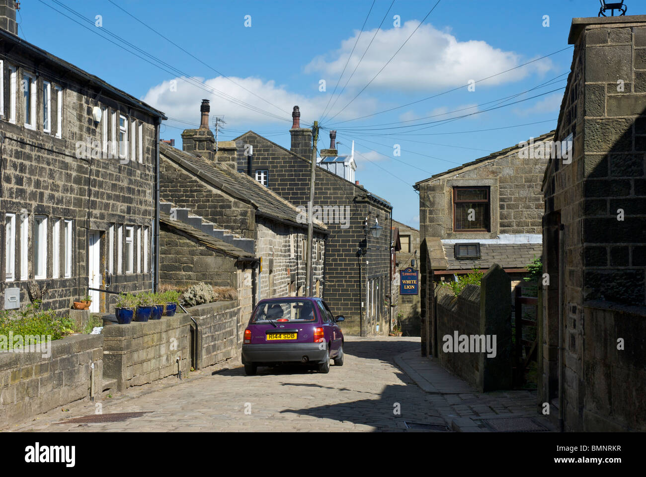 Heptonstall, Calderdale, West Yorkshire, England UK Stock Photo