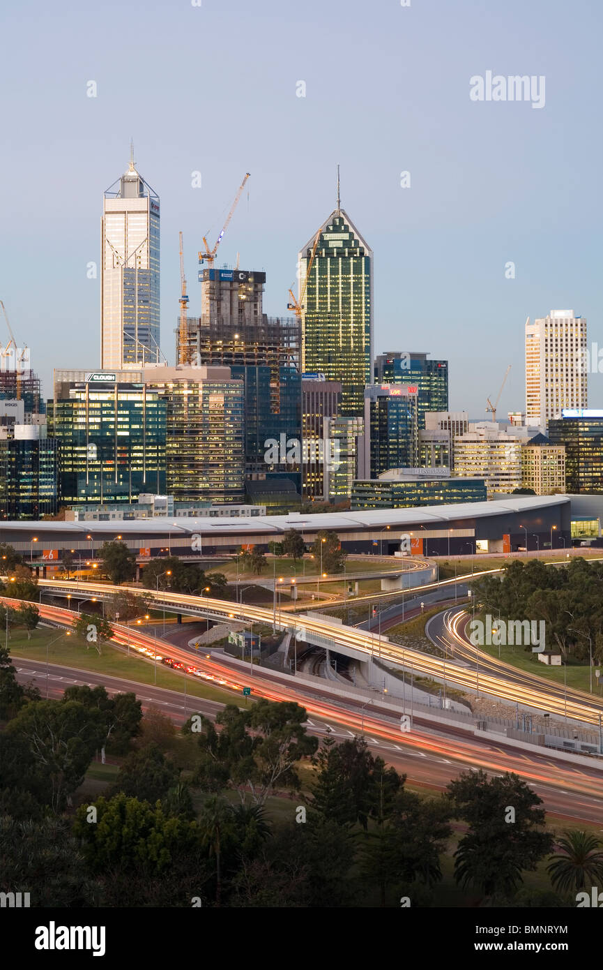 Perth Skyscraper Construction Building Stock Photos & Perth Skyscraper