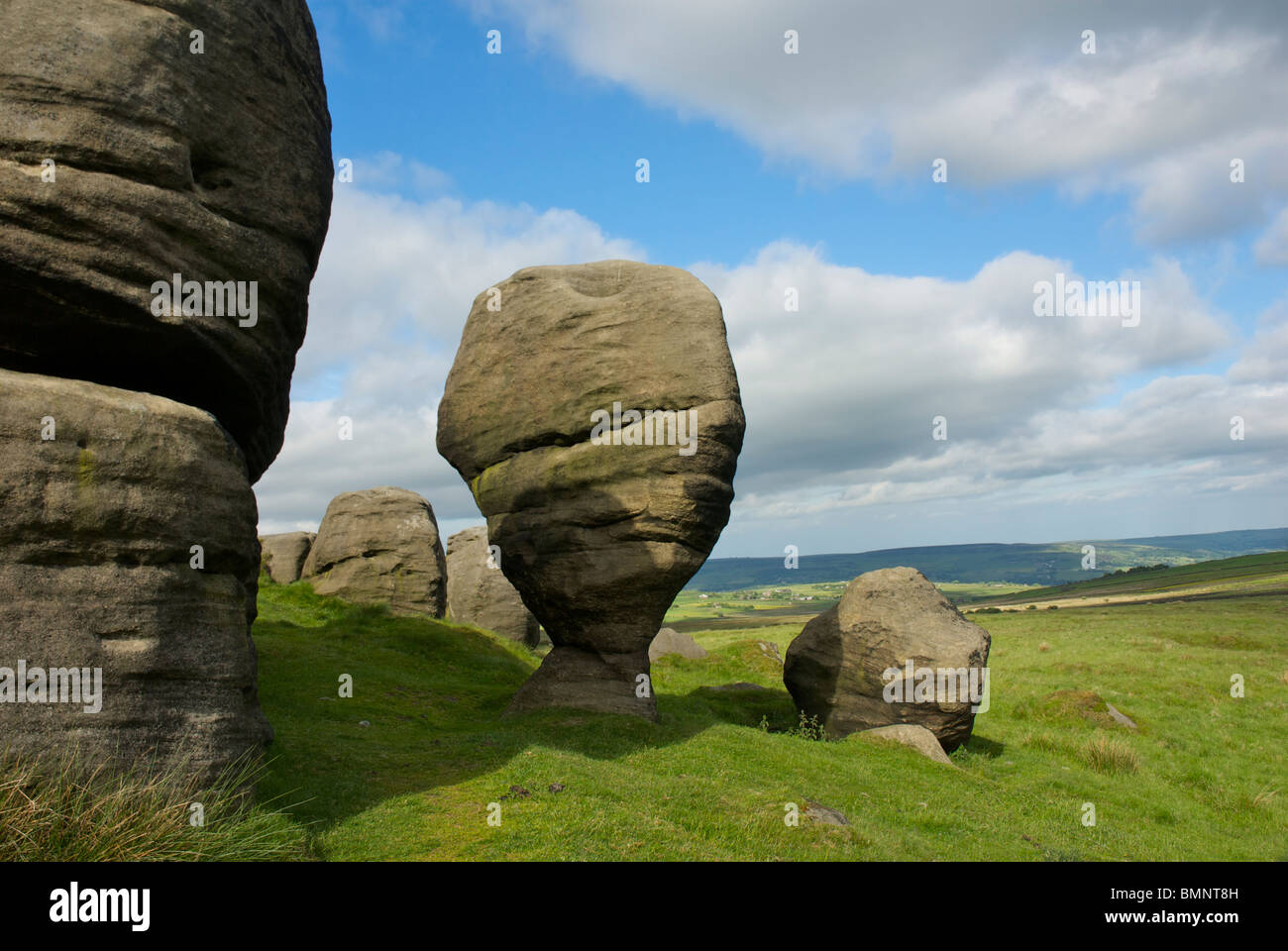 Bridestone Rocks Todmorden bridestones hi-res stock photography and images - Alamy
