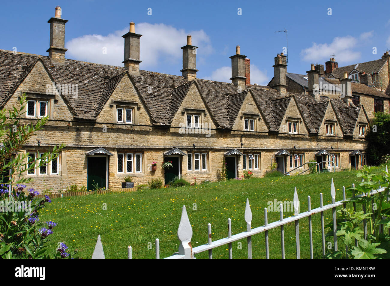The Almshouses, Chipping Norton, Oxfordshire, England, UK Stock Photo