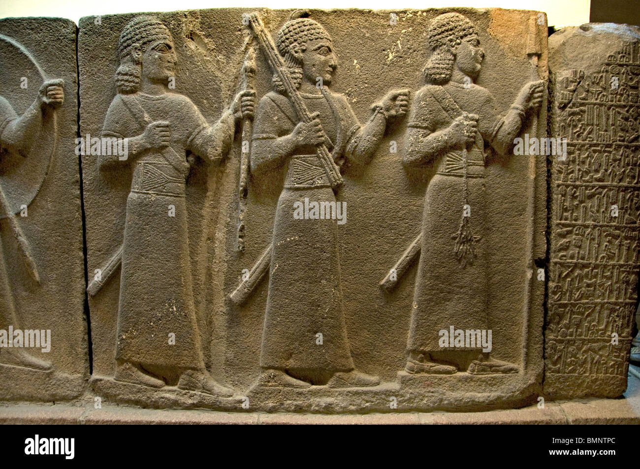 The Warriors Malatya Aslantepe Neo Hittite 800 BC 900 BC  Anatolian Museum Ankara Stock Photo