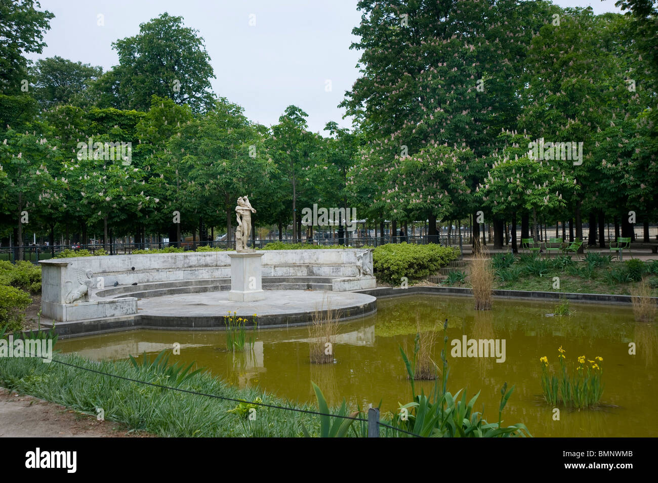 Paris, Jardin des Tuilleries Stock Photo