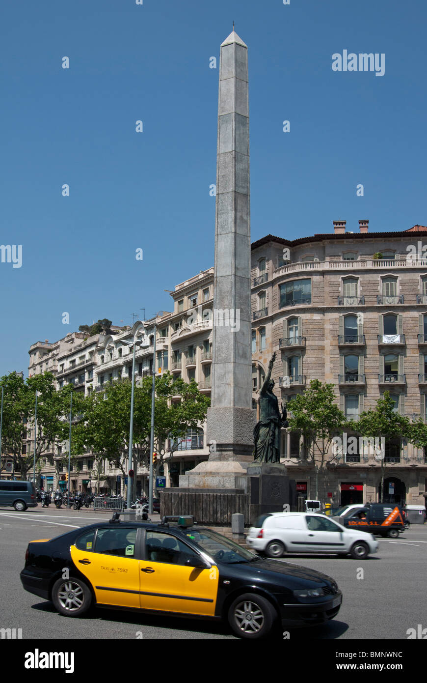Avenida Diagonal, Barcelona, Spain Stock Photo Alamy