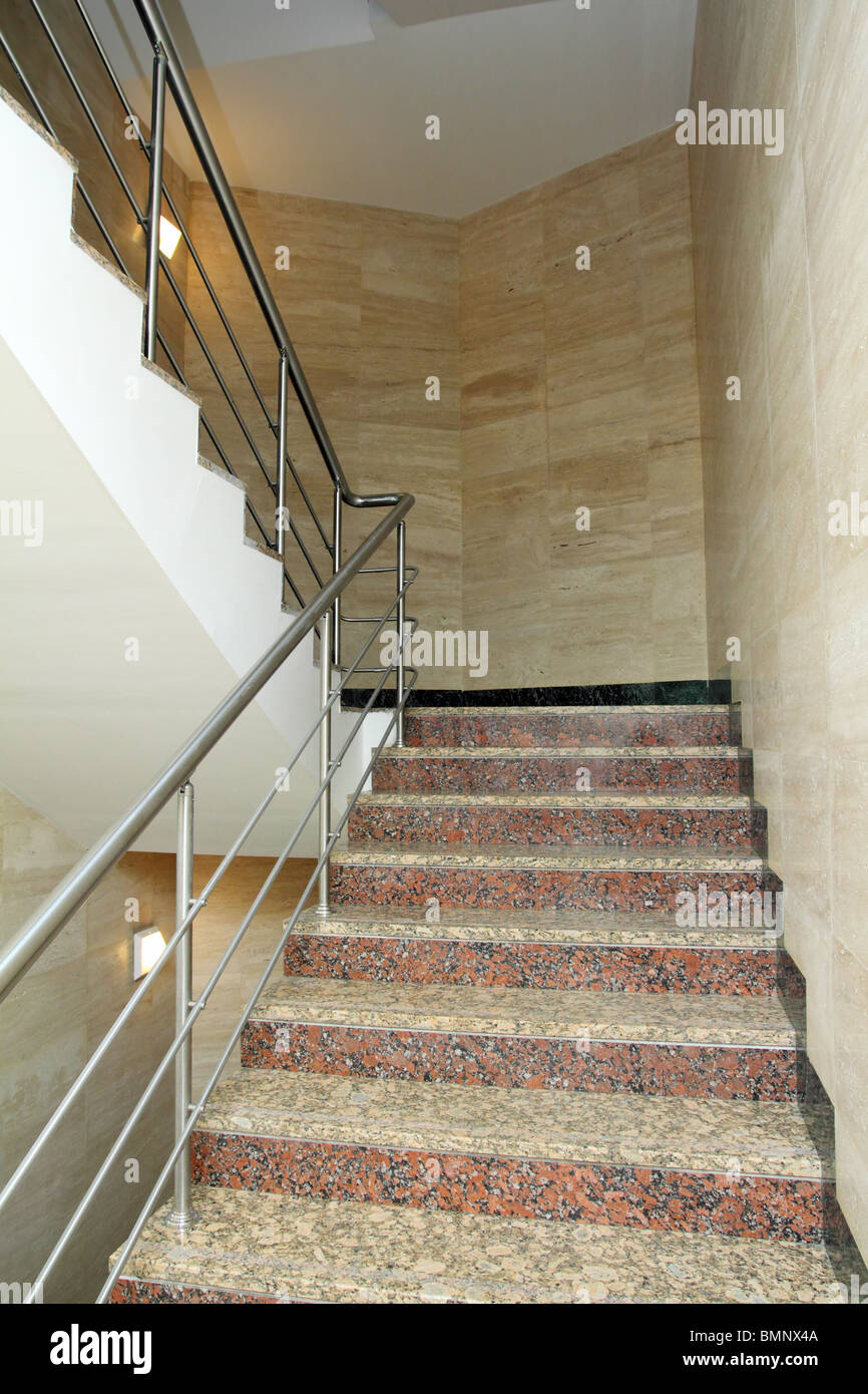 architecture - interior with contemporary staircase Stock Photo - Alamy