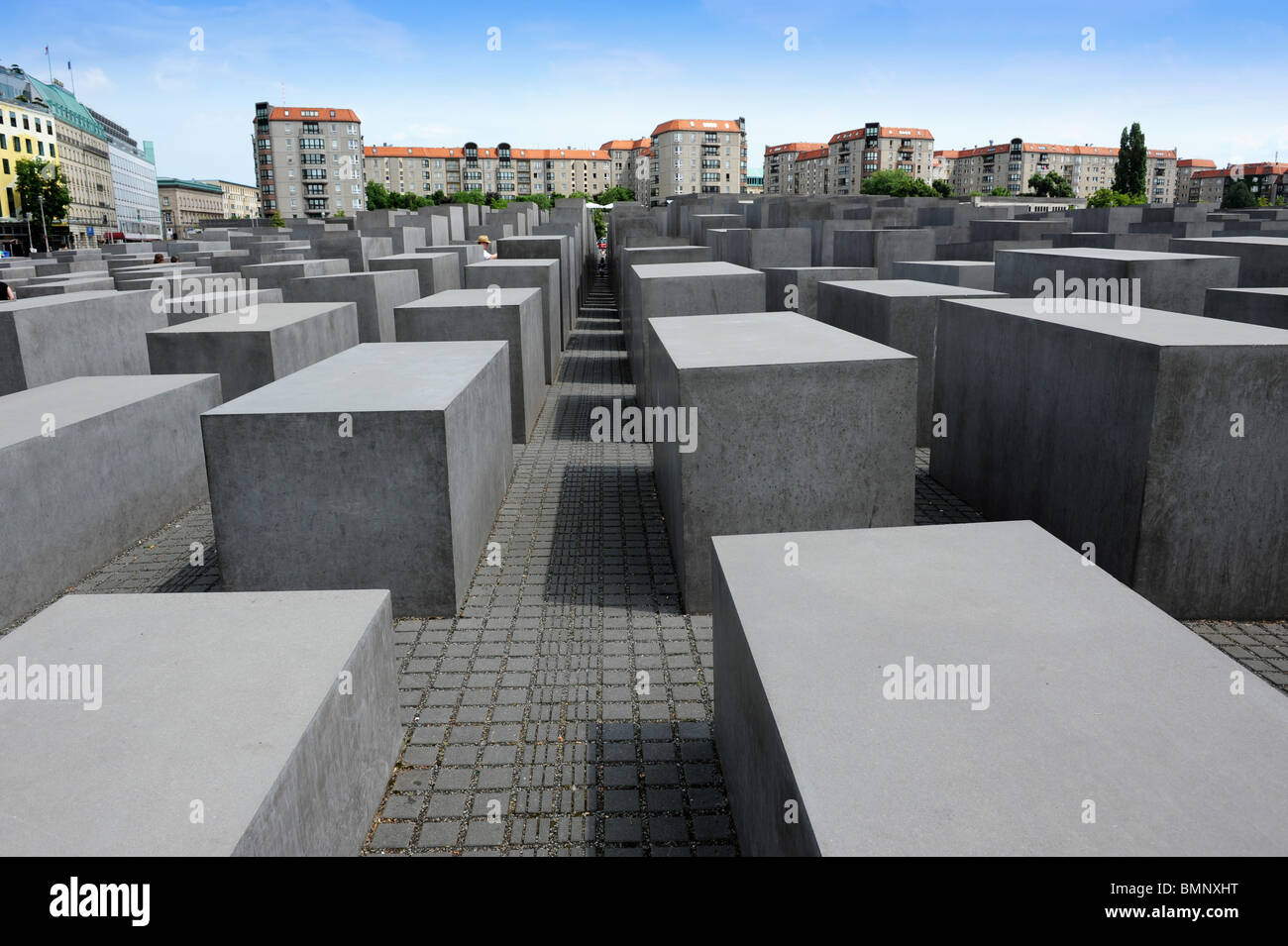 The Holocaust Memorial Berlin Germany Deutschland Europe Stock Photo