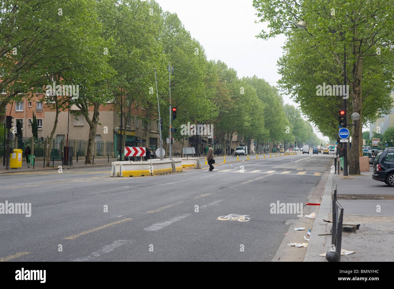 Paris, Boulevard MacDonald Stock Photo