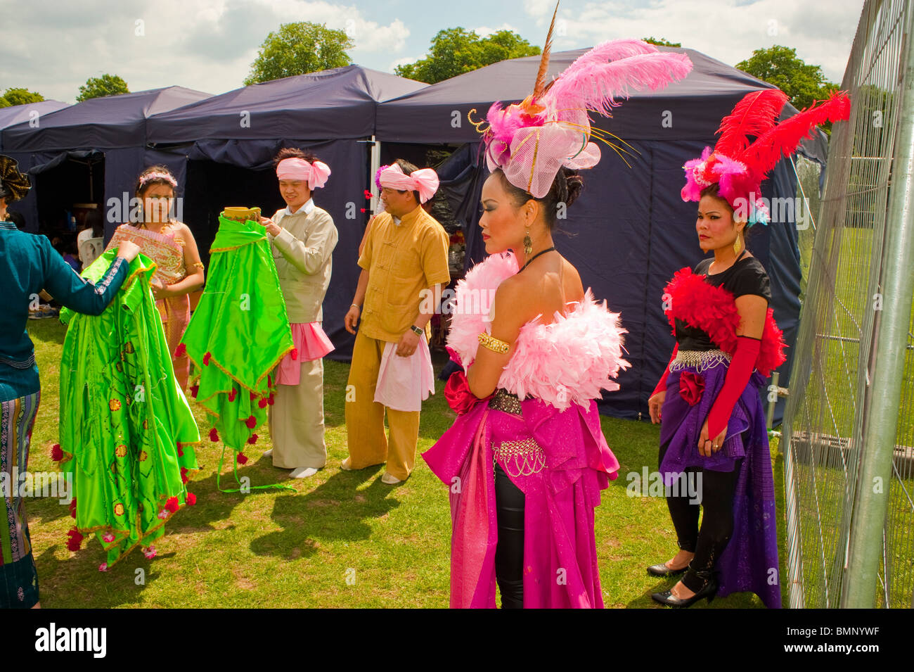 "The Thai Festival London", Asian Food Festival, UK, Thai Females