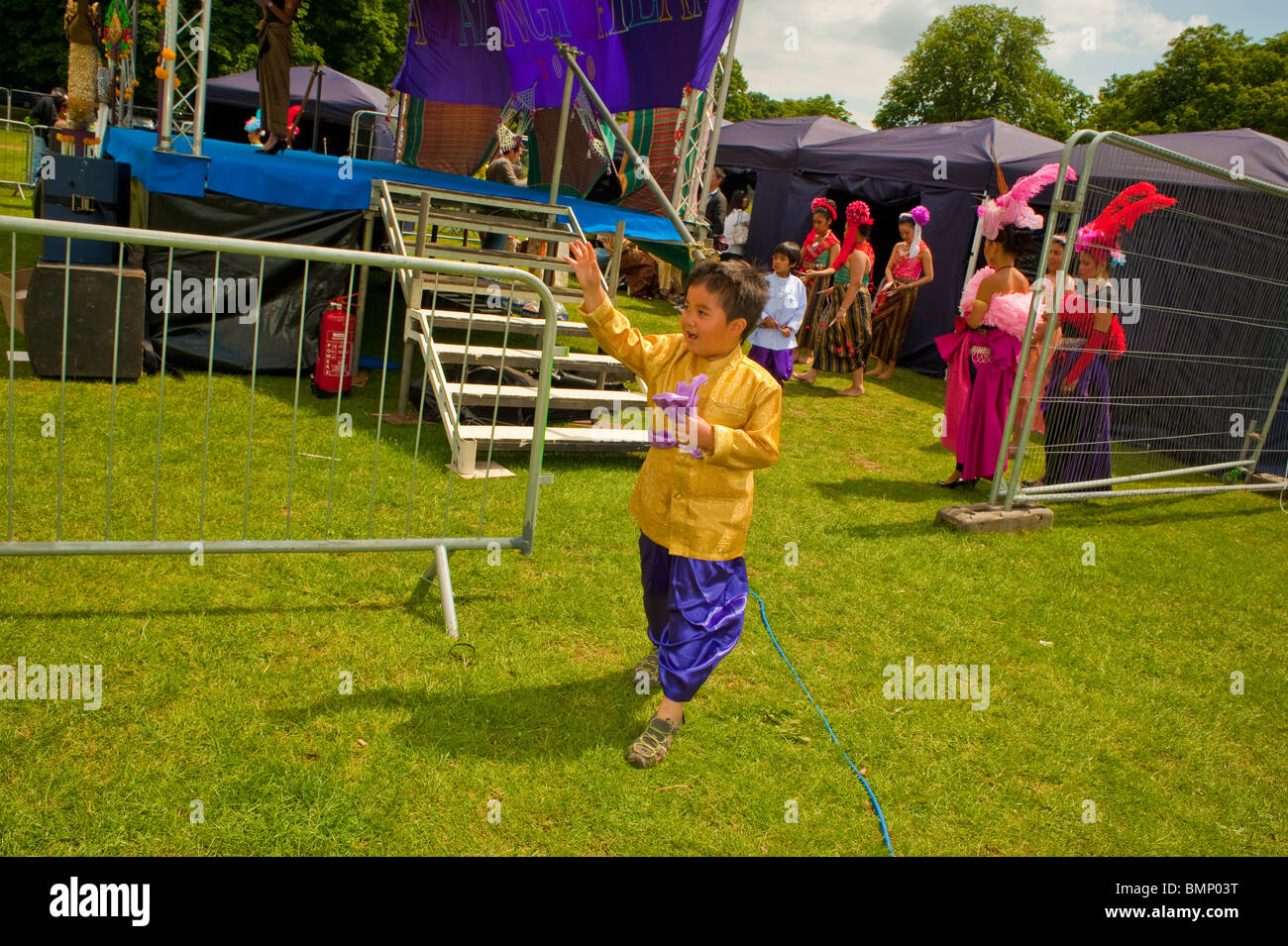 "The Thai Festival London", Asian Festival, UK, Thai Females Dancers in