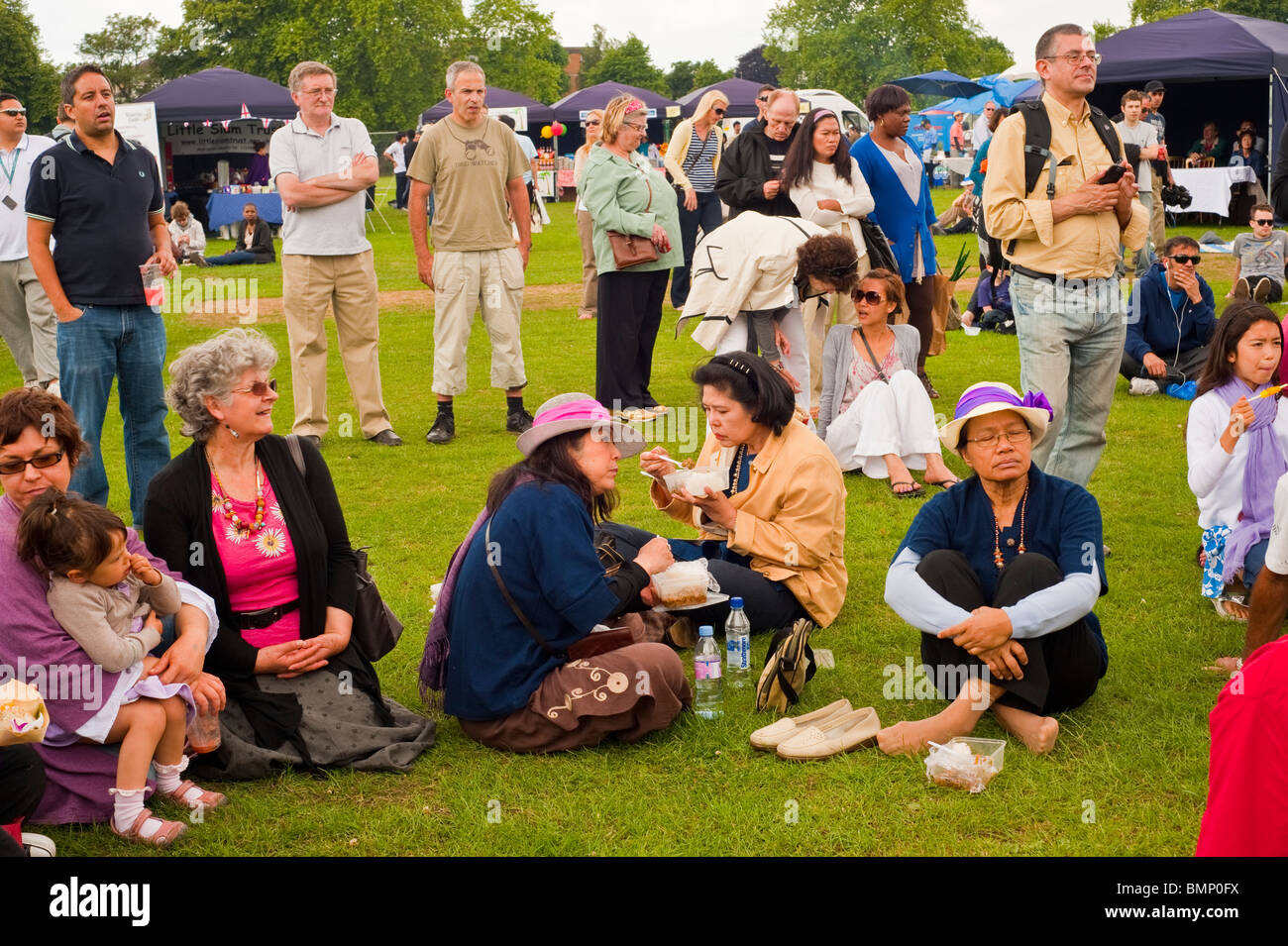 "The Thai Festival London", Asian Food Festival, UK, Audience Stock