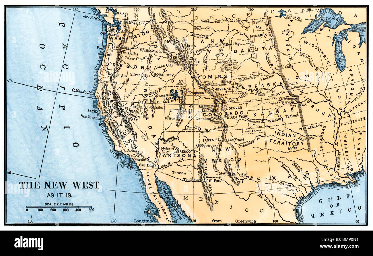 American Frontier Map