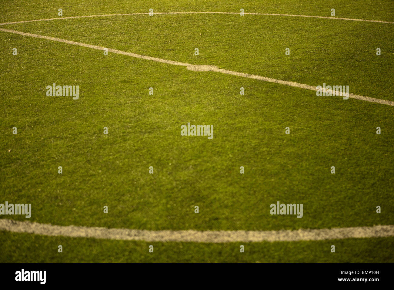 Football Pitch Markings Stock Photo Alamy