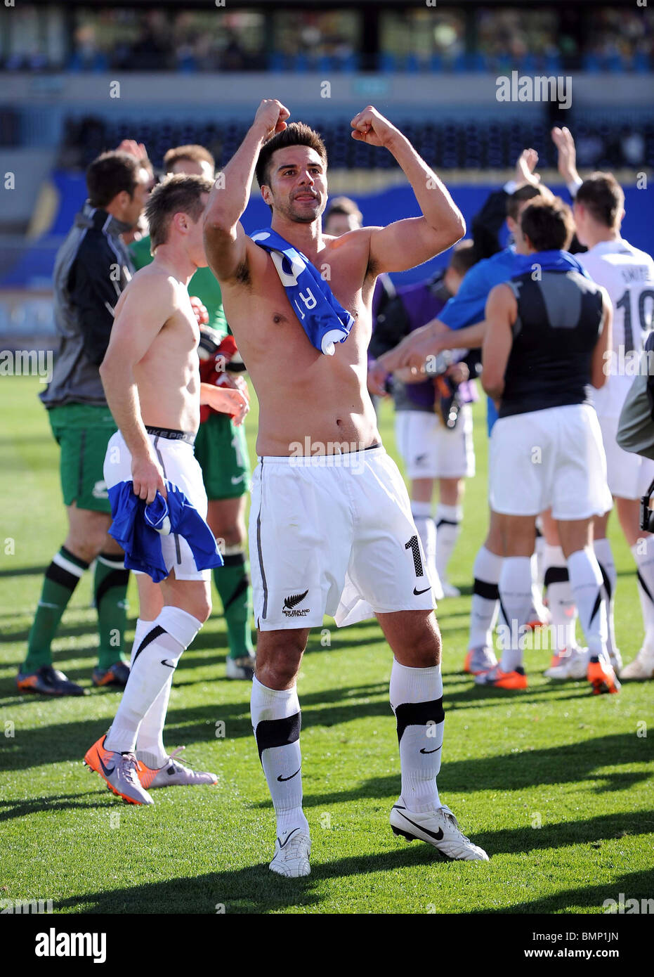 Rory fallon celebrates new zealand hires stock photography and images