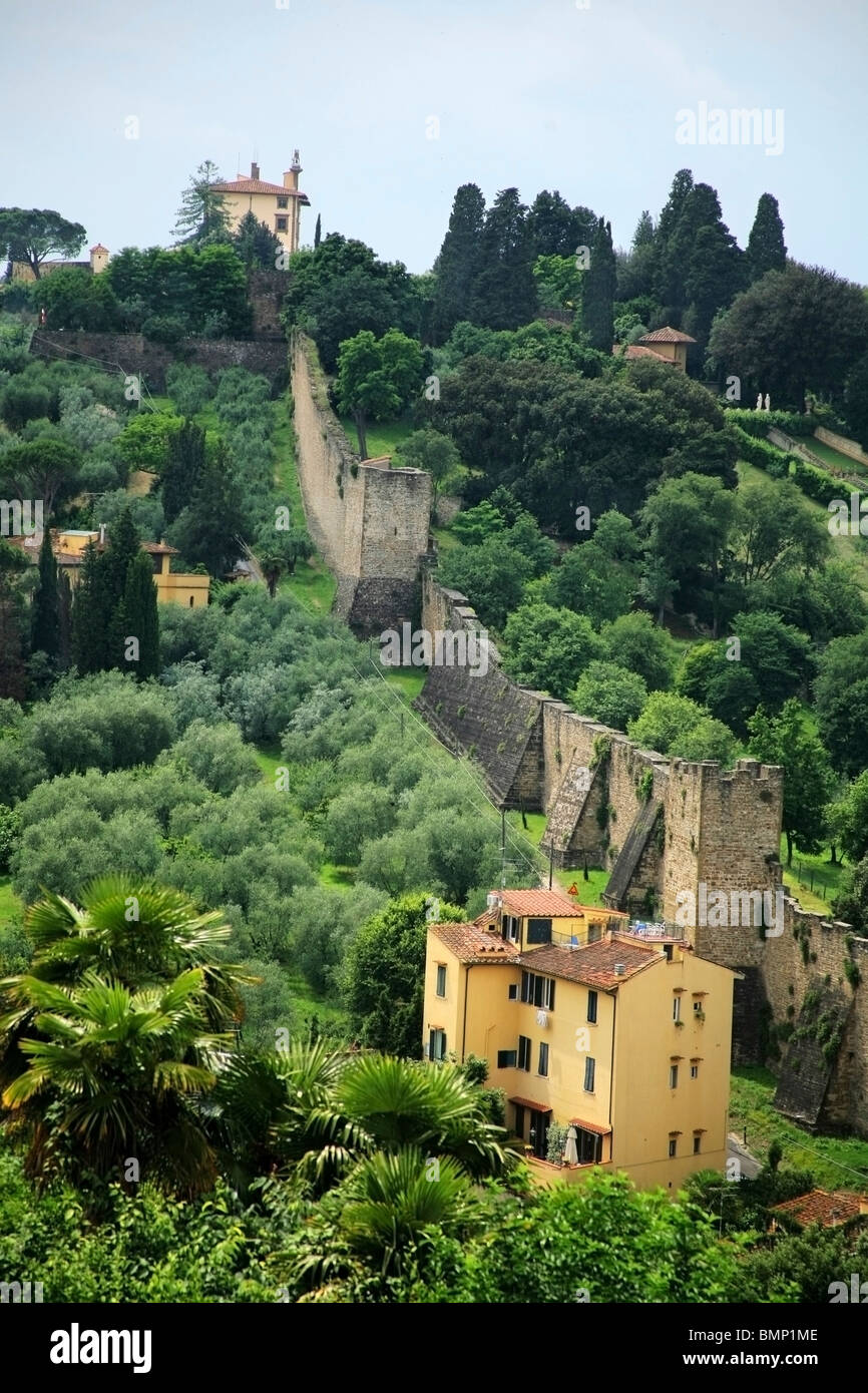 Florence, Italy; 14Th Century Walls Of Florence Stock Photo - Alamy