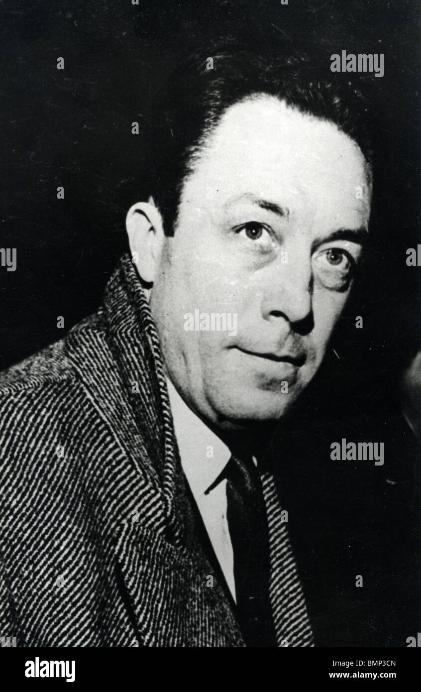 ALBERT CAMUS - French-Algerian author, philosopher and journalist Stock Photo