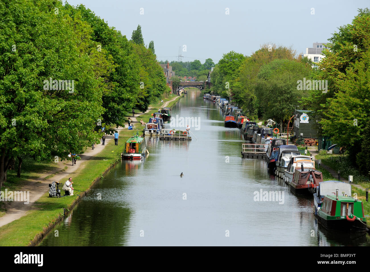 Bridgewater Canal Sale Manchester UK Stock Photo Alamy