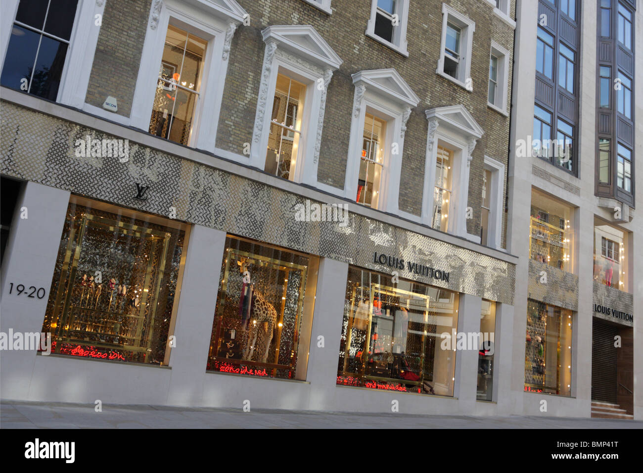 Louis vuitton new bond street london hi-res stock photography and