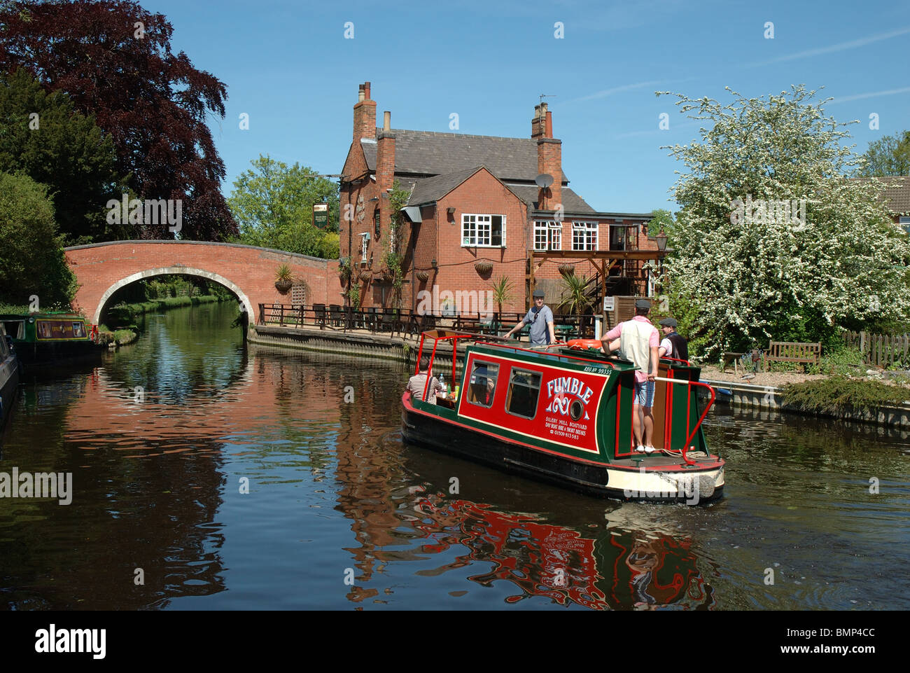 the River Soar, Barrow upon Soar, Leicestershire, England, UK Stock