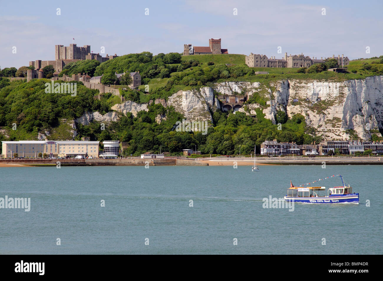The White Cliffs of Dover Kent England UK Dover Castle & St Marys