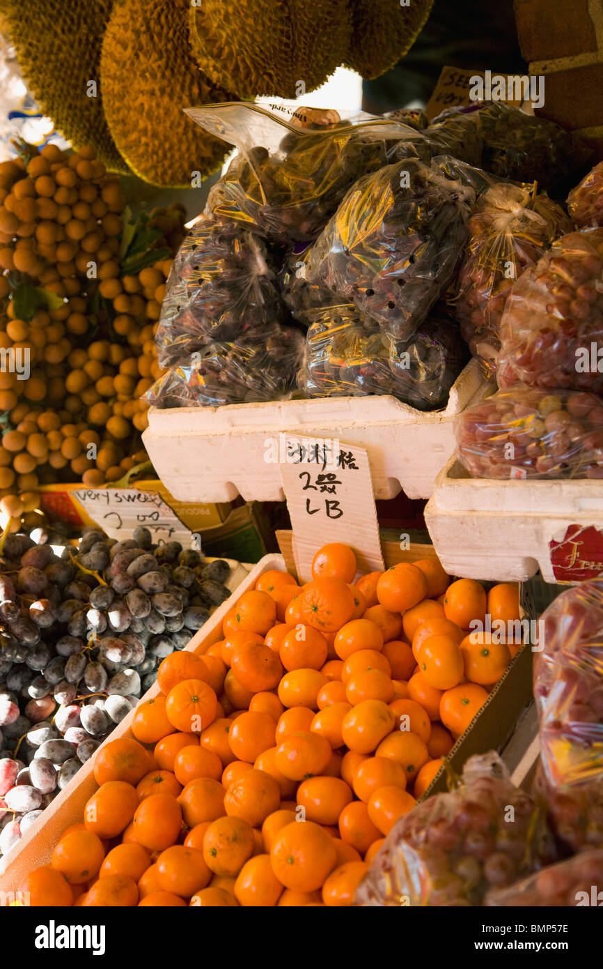 New York, New York, United States Of America; Fruit At A Street Market