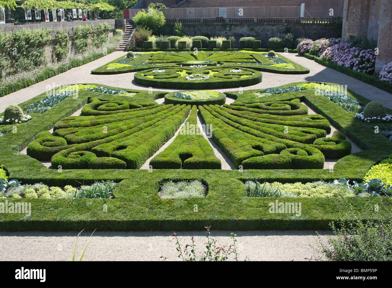 Albi, France, Gardens of the Palais de la Berbie, Stock Photo