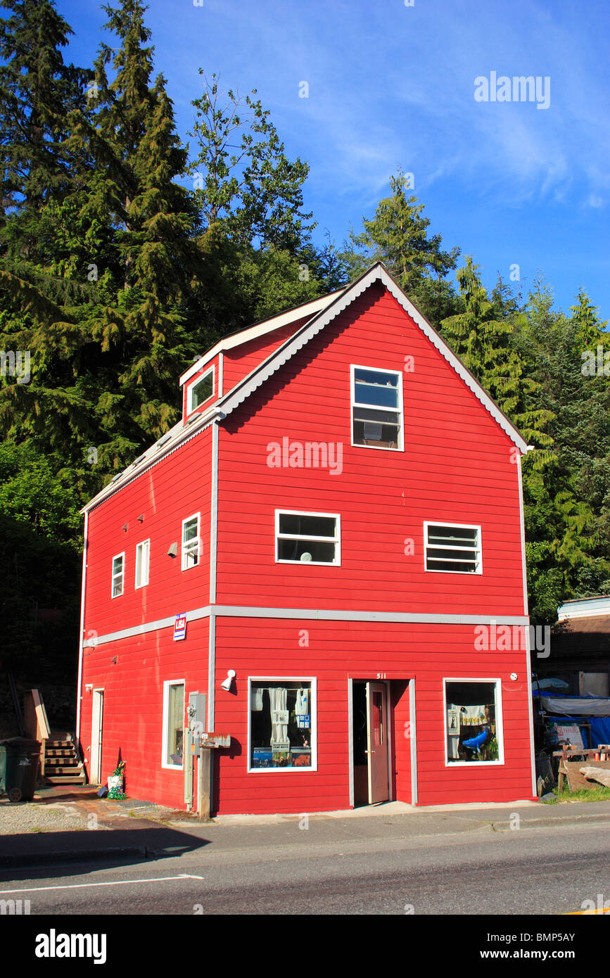 House at Creek street ; Ketchikan ; Alaska ; U.S.A. United States of