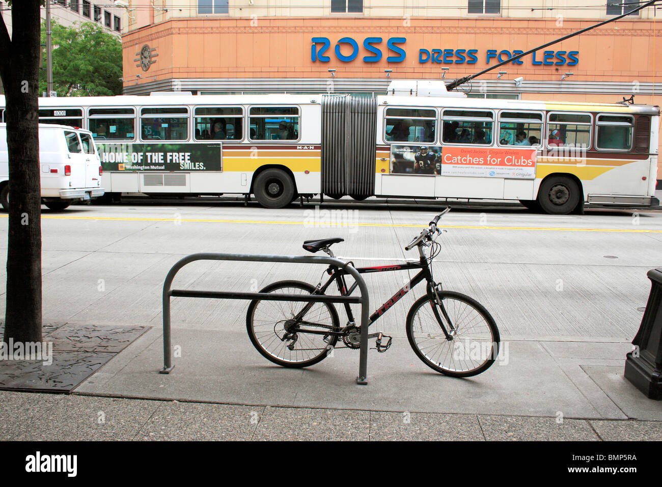 Bicycle ; Seattle ; Washington ; U.S.A. United States of America Stock