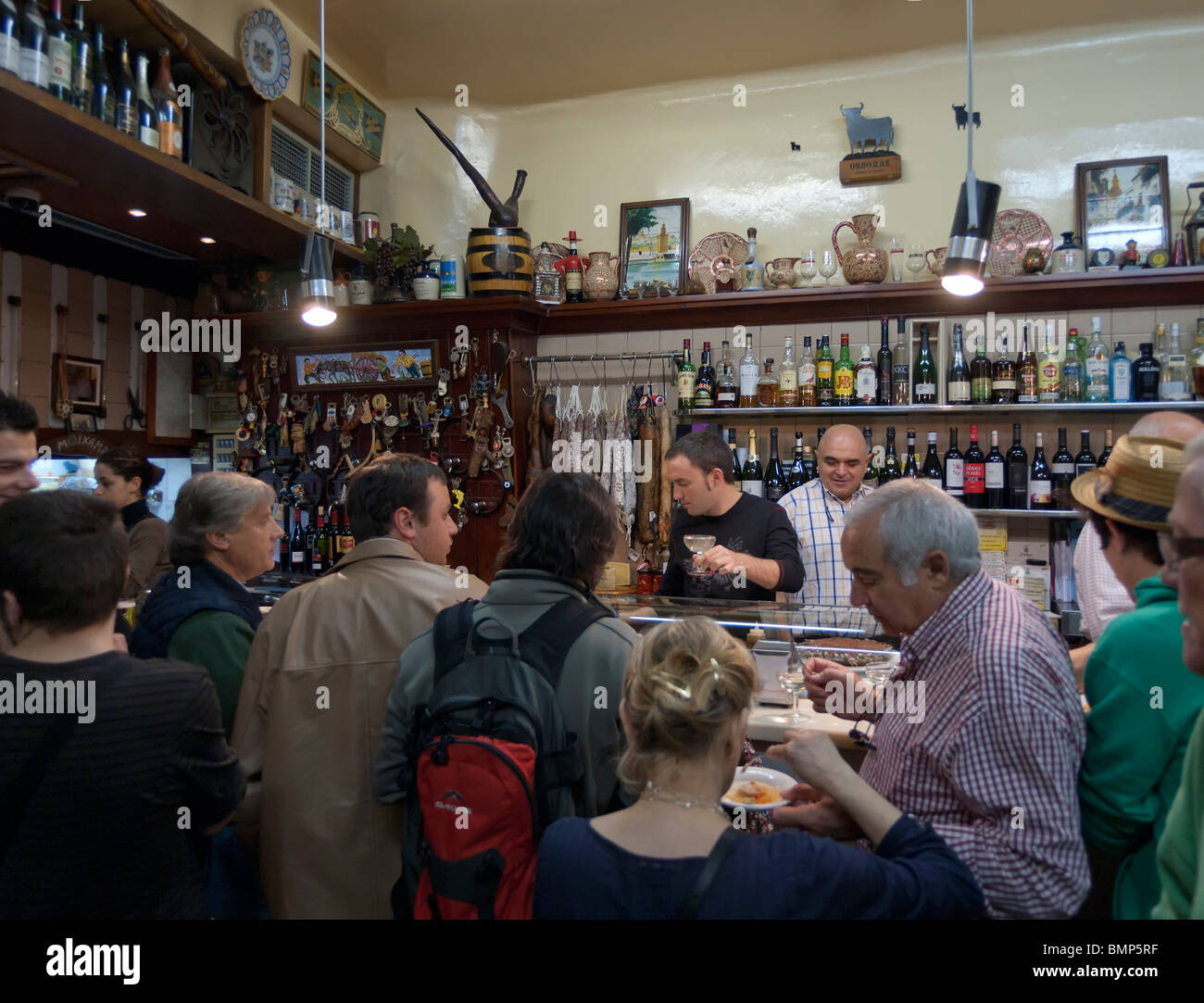 El Xampanyet, Tapas Bar, Barcelona Stock Photo Alamy