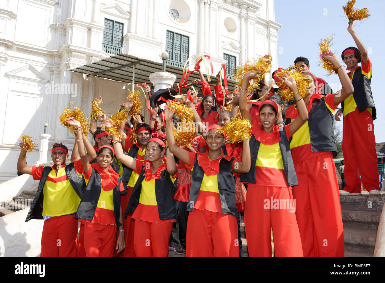 Carnival at holy spirit church ; Margaon ; Goa ; India Stock Photo Alamy