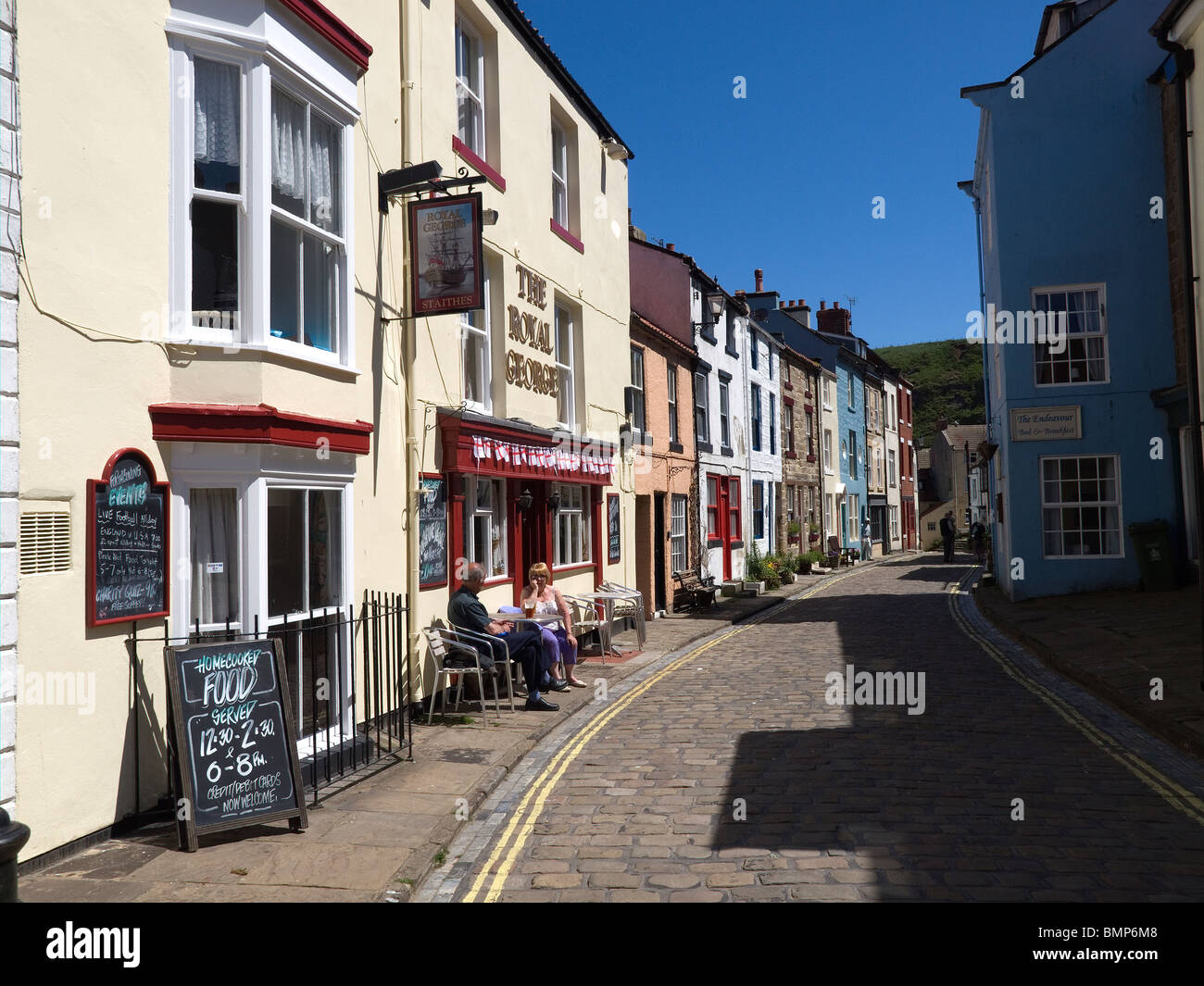 Staithes high street hires stock photography and images Alamy