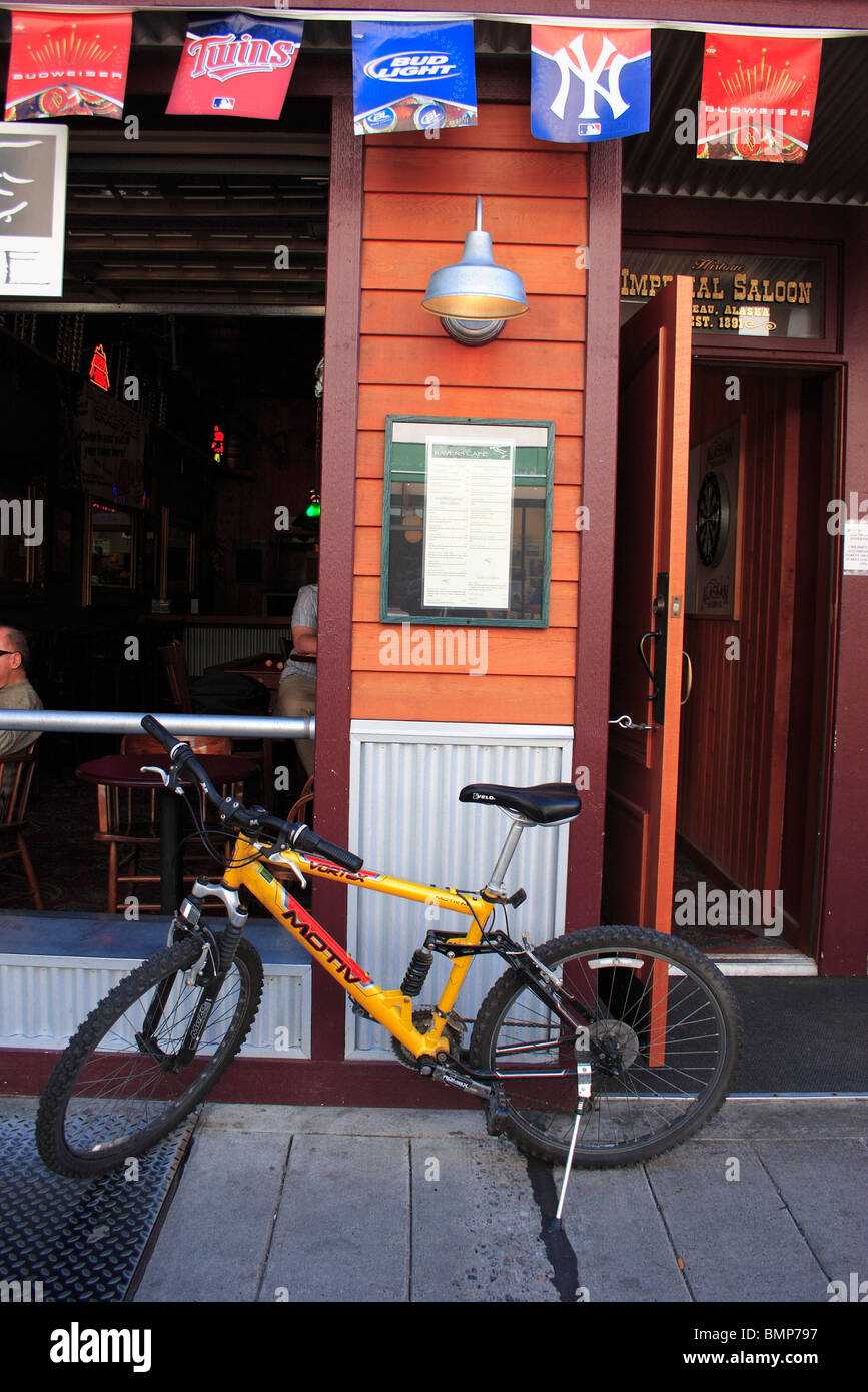 Bicycle ; Juneau ; Alaska ; U.S.A. United States of America Stock Photo