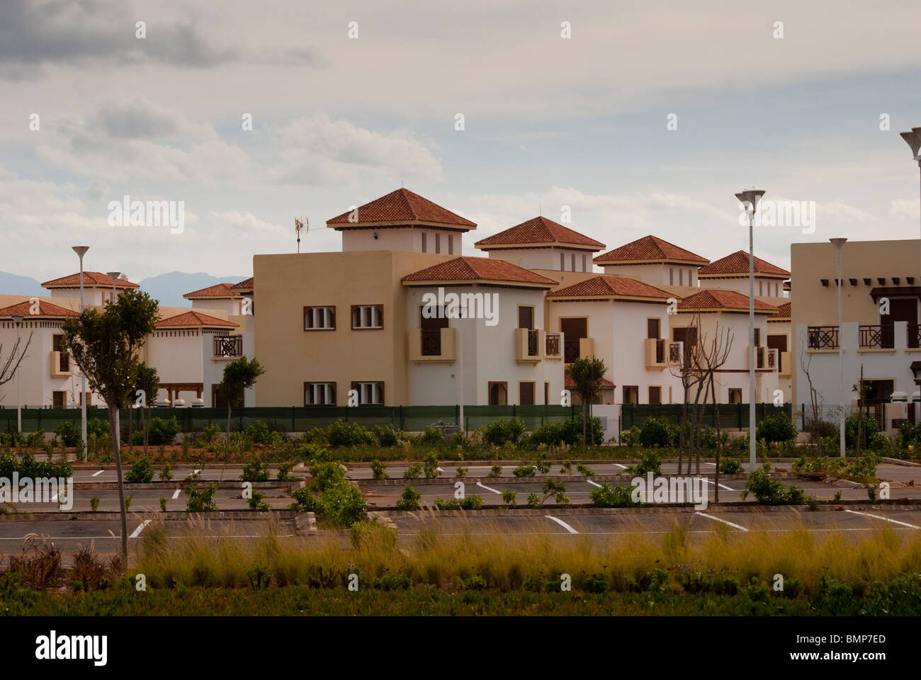 New seaside resorts, Saidia, Oriental region, Morocco. Stock Photo