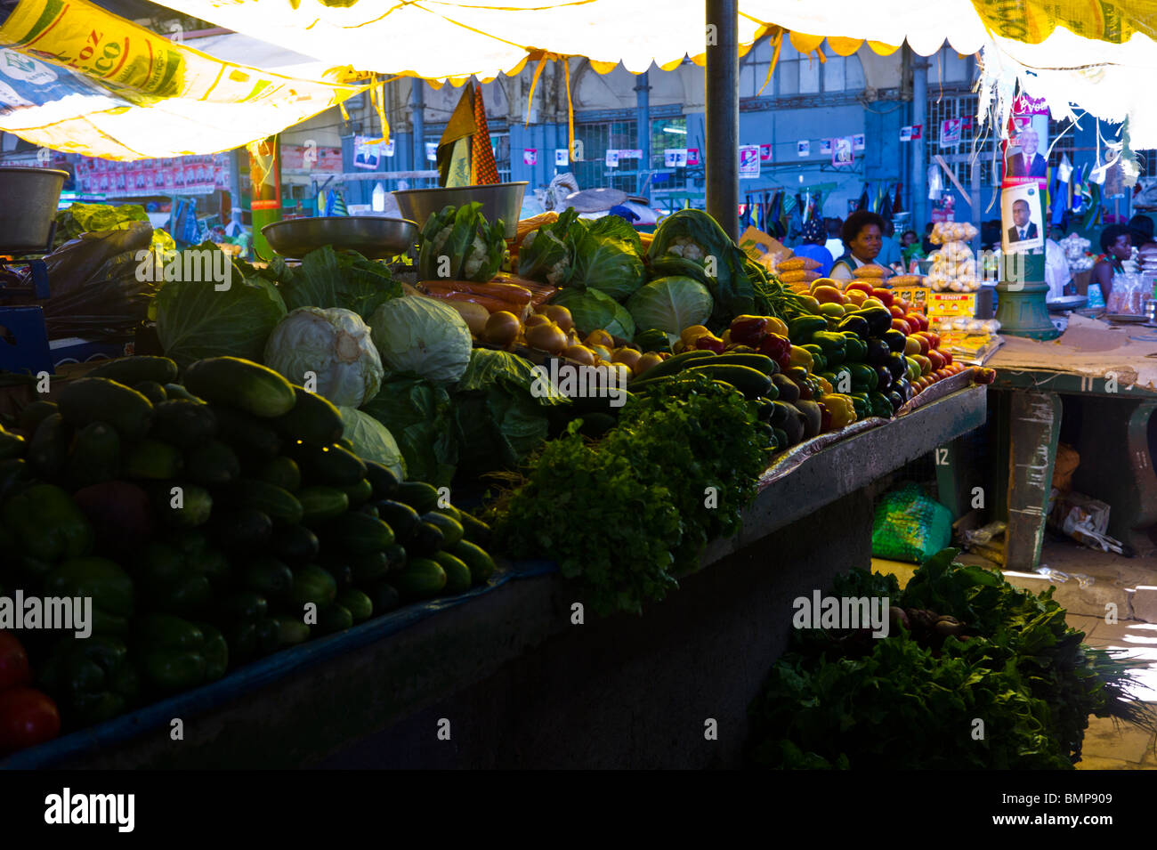 In the central market of Maputo, Mozambique Stock Photo