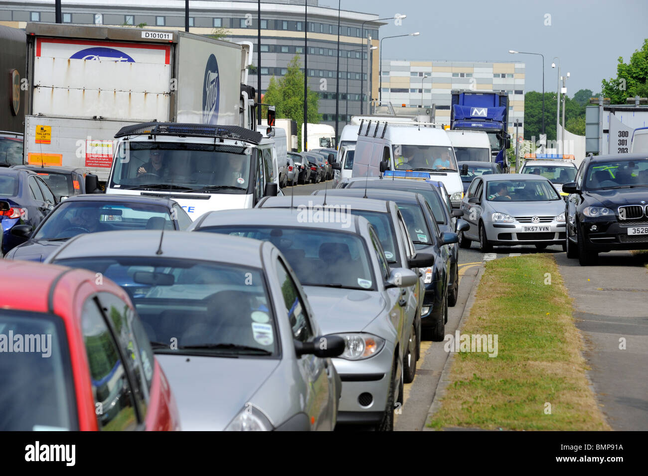 Protesters blockade Manchester Airport Freight Terminal Manchester UK